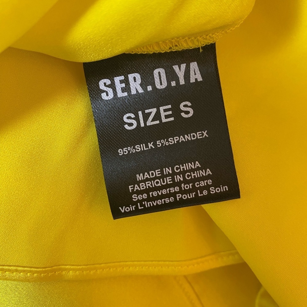 NWT! SER.O.YA LEAH DRESS SHEEN SZ SMALL - Picture 6 of 6
